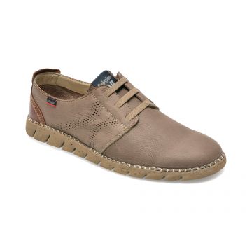 Pantofi CALLAGHAN gri, 43200, din piele intoarsa