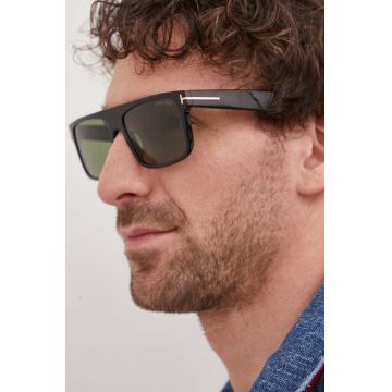 Tom Ford ochelari de soare barbati, culoarea negru