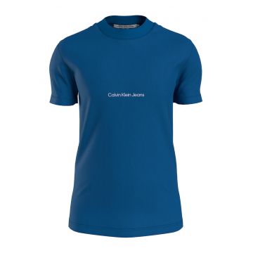 Tricou slim fit din amestec de bumbac organic