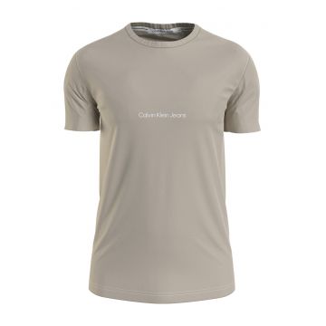 Tricou slim fit din amestec de bumbac organic