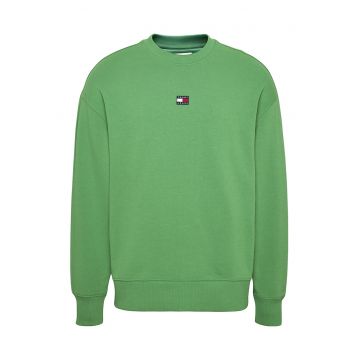 Bluza sport relaxed fit cu decolteu la baza gatului