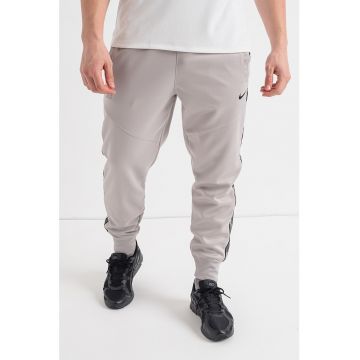 Pantaloni sport cu banda logo contrastanta Repeat