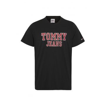 Tricou de bumbac organic cu logo supradimensionat