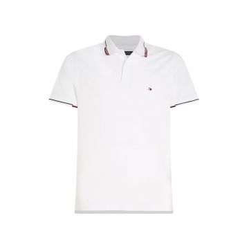 Tricou polo de bumbac organic cu logo brodat