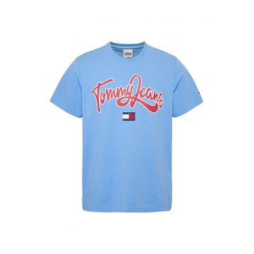 Tricou regular fit de bumbac organic cu logo