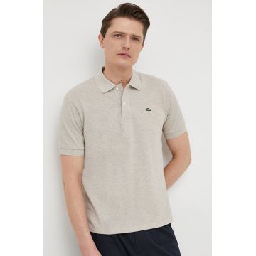 Lacoste polo de bumbac melanj