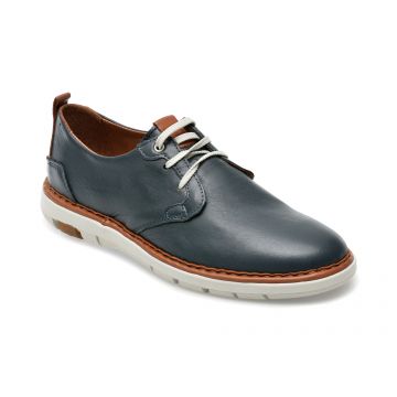 Pantofi OTTER bleumarin, 8962, din piele naturala