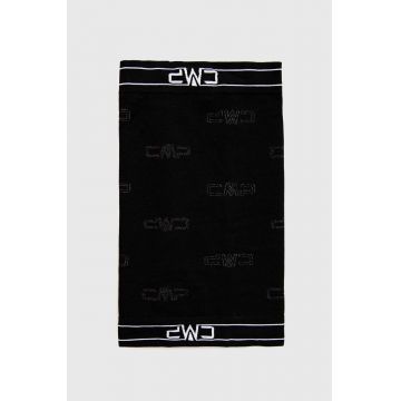 CMP fular impletit culoarea negru, modelator