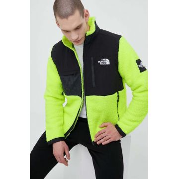 The North Face geaca SEASONAL DENALI JACKET barbati, culoarea galben, de tranzitie