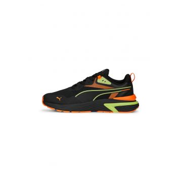 Pantofi sport de plasa cu garnituri de piele ecologica Supertec