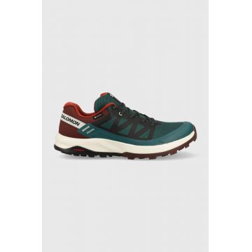 Salomon pantofi Outrise GTX barbati, culoarea verde