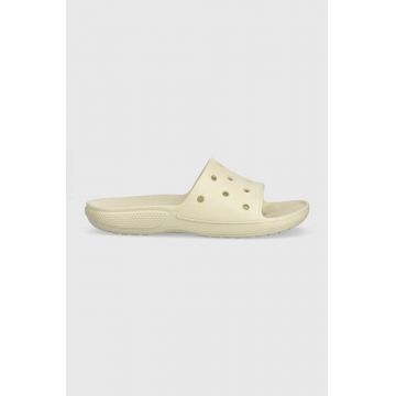 Crocs papuci Classic Slide bărbați, culoarea bej, 206121 206121.2Y2.M-2Y2