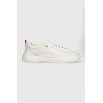 HUGO sneakers din piele Blake culoarea alb, 50493161