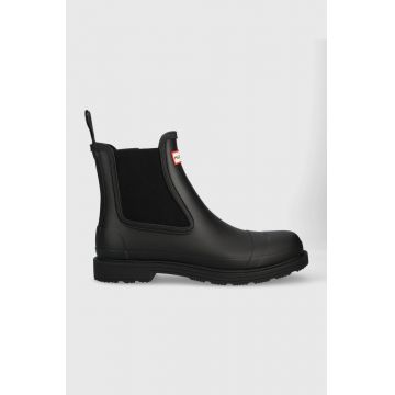 Hunter cizme Commando Chelsea barbati, culoarea negru Hunter cizme Commando Chelsea barbati, culoarea negru