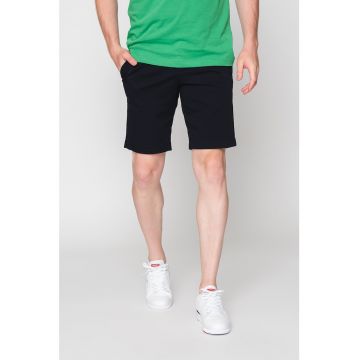 Pantaloni scurti slim fit din amestec de bumbac