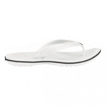 Slapi Crocs Crocband Flip Alb - White