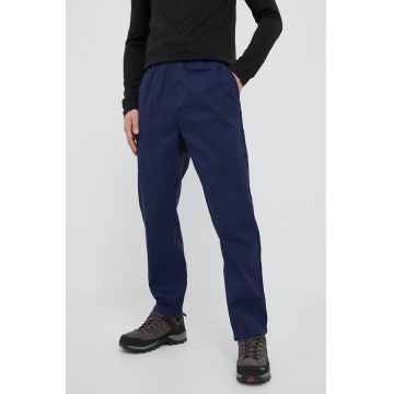 The North Face pantaloni de exterior Class culoarea albastru marin, neted