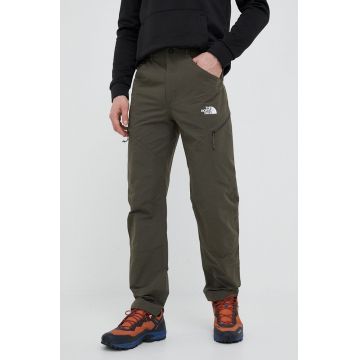 The North Face pantaloni de exterior Exploration culoarea verde