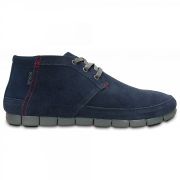 Ghete Crocs Stretch Sole Desert Boot M Albastru - Navy/Charcoal