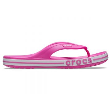 Șlapi Crocs Bayaband Flip Roz - Electric Pink