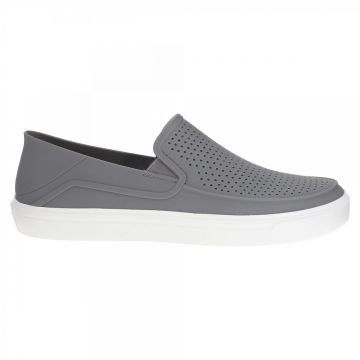 Pantofi Crocs CitiLane Roka Slip-on M Gri - Smoke/White