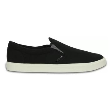 Pantofi Crocs CitiLane Slip-on Sneaker Negru - Black/White