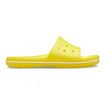 Papuci Crocs Crocband III Slide Galben - Lemon/White