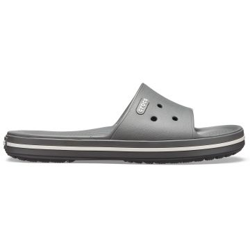 Papuci Crocs Crocband III Slide Gri - Slate Grey/White