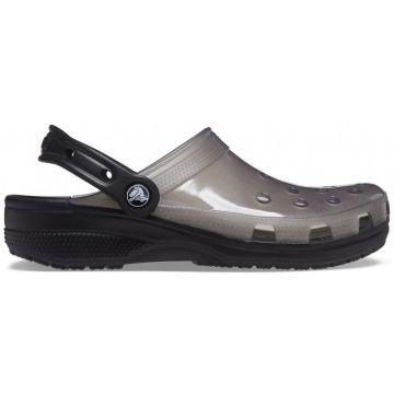 Saboti Crocs Classic Translucent Clog Negru - Black