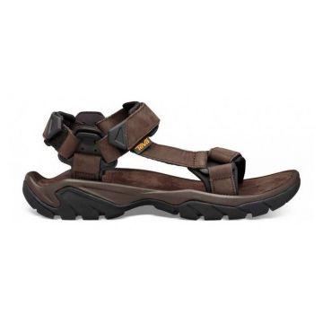 Sandale Teva Terra Fi 5 Universal Leather Men Maro - Turkish Coffee