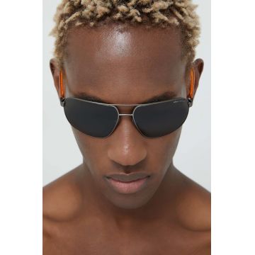 Armani Exchange ochelari de soare barbati, culoarea gri Armani Exchange ochelari de soare barbati, culoarea gri