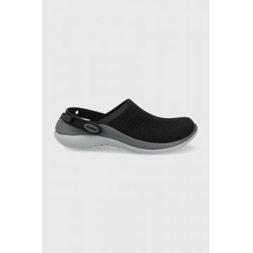 Crocs papuci Literide 360 Clog culoarea negru 206708