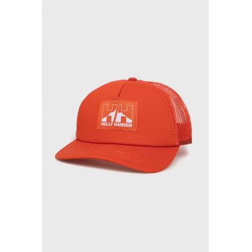 Helly Hansen șapcă culoarea rosu, cu imprimeu 67435-990
