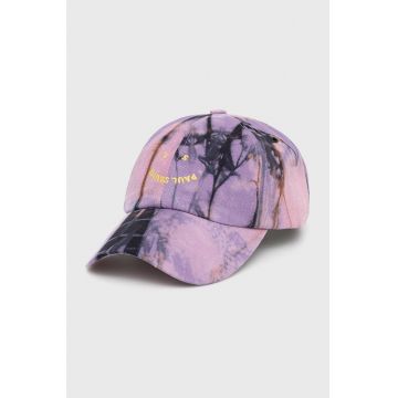 PS Paul Smith caciula din bumbac culoarea roz, cu imprimeu