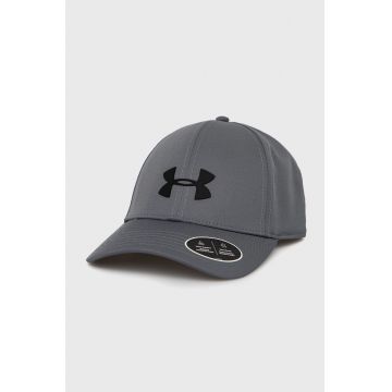 Under Armour șapcă 1369781 culoarea gri, neted 1369781-001