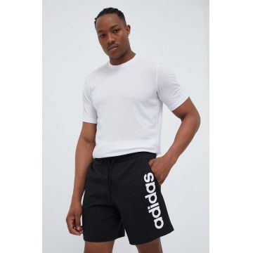 adidas pantaloni scurți de antrenament culoarea negru