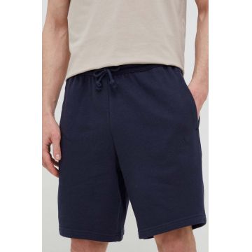 adidas pantaloni scurti barbati, culoarea albastru marin