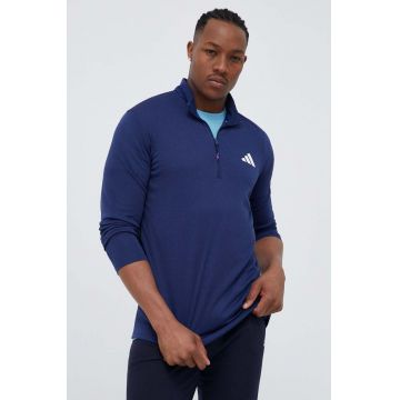 adidas Performance hanorac de antrenament Train Essentials Seasonal culoarea albastru marin, neted