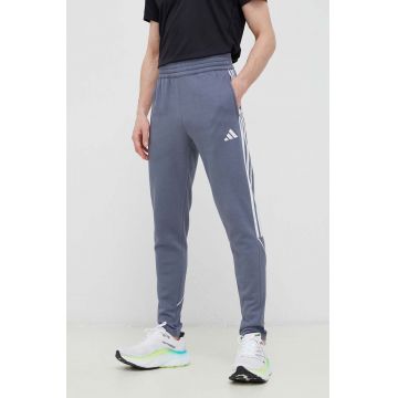 adidas Performance pantaloni de trening Tiro 23 culoarea gri, cu imprimeu