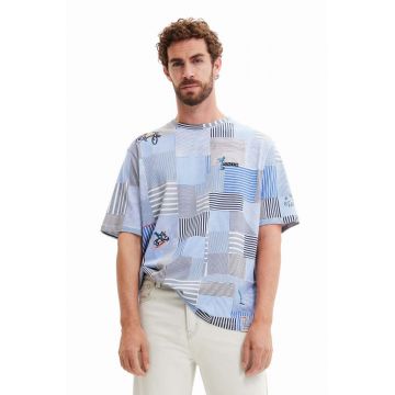 Desigual tricou din bumbac modelator