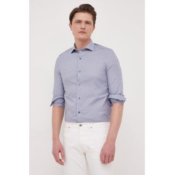Emporio Armani camasa din bumbac barbati, cu guler clasic, regular