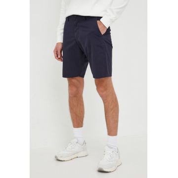 Gant pantaloni scurti din bumbac barbati, culoarea albastru marin