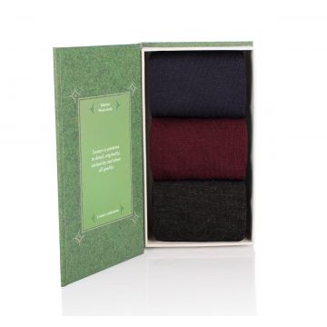 Șosete Pirin Hill Luxury Box 3 Fine Merino 3/4 Set 3 perechi Multi - Basic