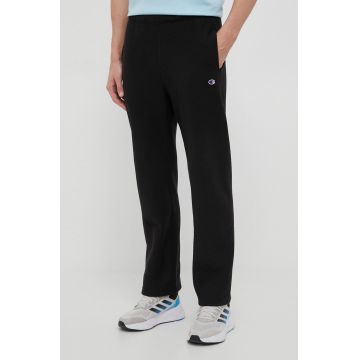 Champion pantaloni de trening culoarea negru, uni 218637