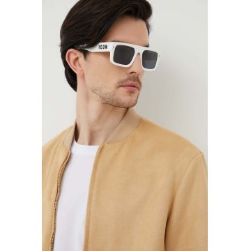 DSQUARED2 ochelari de soare barbati, culoarea alb
