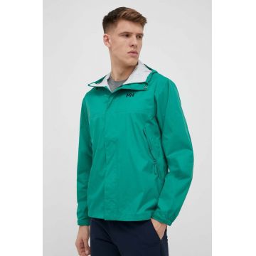 Helly Hansen geacă de ploaie Loke bărbați, culoarea verde 62252-402