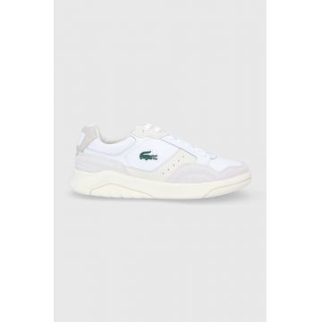 Lacoste Ghete de piele Game Advance culoarea alb