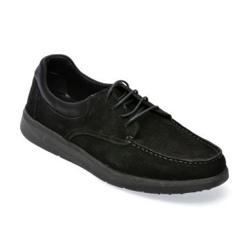 Mocasini GRYXX negri, M6905, din piele intoarsa