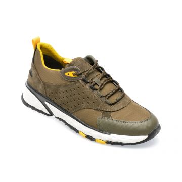 Pantofi GEOX verzi, U25ECA, din material textil Pantofi GEOX verzi, U25ECA, din material textil