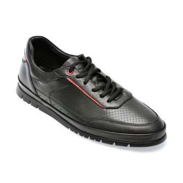 Pantofi GRYXX negri, 64204, din piele naturala